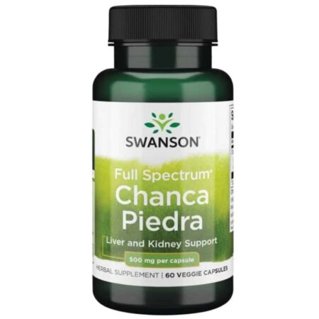 Flacon de complément alimentaire Chanca Piedra Swanson.