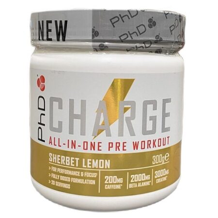 Pot de complément pré-entraînement PhD Charge.