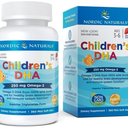 Complément DHA enfants, Nordic Naturals, oméga-3.