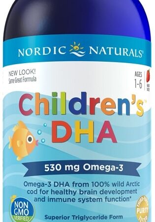 Supplément DHA enfants, oméga-3, Nordic Naturals.