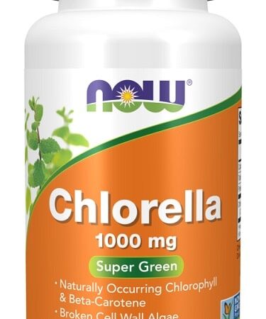 Complément alimentaire Chlorella 1000 mg, 60 tablettes.