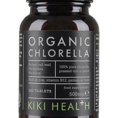 Pot de complément alimentaire Chlorelle bio.