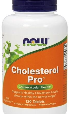 Supplément Cholesterol Pro, 120 tablettes, santé cardiovasculaire.