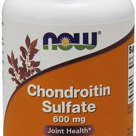 Bouteille de sulfate de chondroïtine, complément alimentaire.
