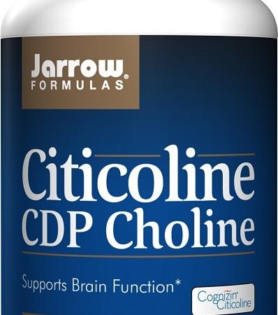 Bouteille de complément alimentaire Citicoline CDP Choline.