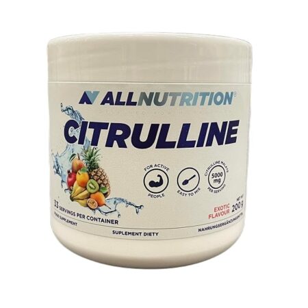 Pot de supplément Citrulline saveur exotique.