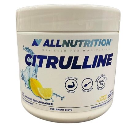 Pot de complément alimentaire Citrulline, saveur citron.