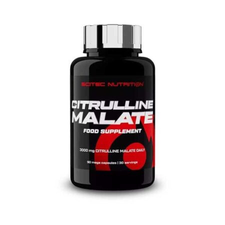 Pot de complément alimentaire Citrulline Malate Scitec Nutrition.