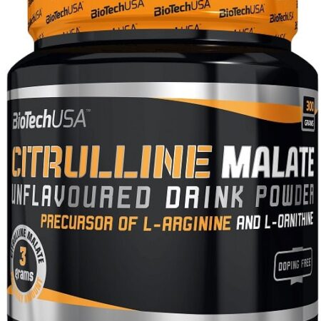 Poudre boisson citrulline malate BioTechUSA, supplément sportif.