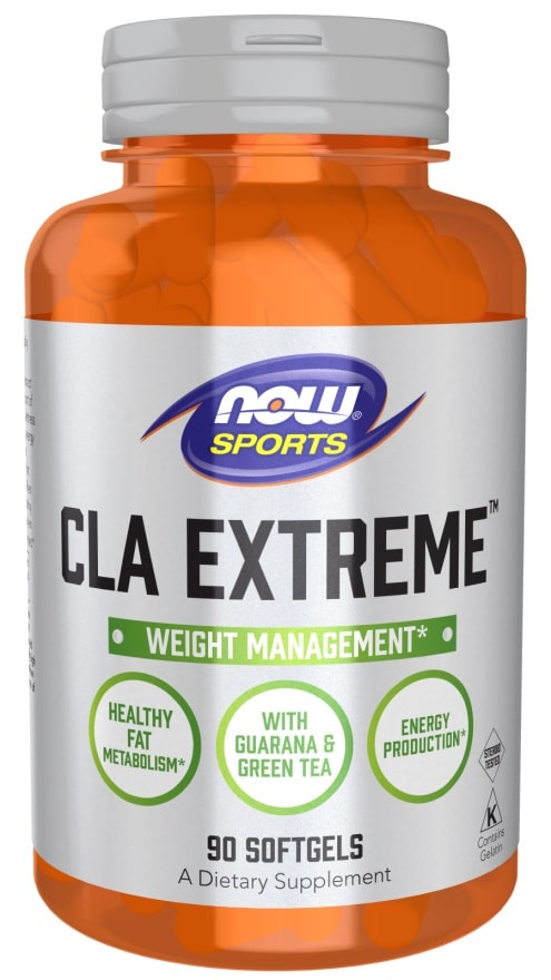 Flacon de complément alimentaire CLA Extreme pour la gestion du poids.
