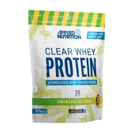 Paquet de protéine whey transparente, Applied Nutrition.