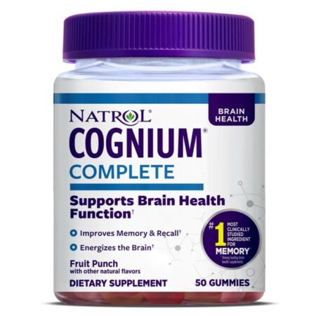 Pot de compléments alimentaires Natrol pour le cerveau.