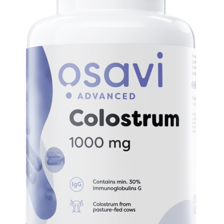 Complément alimentaire colostrum 1000 mg, 60 capsules.