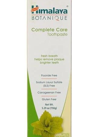 Dentifrice botanique Himalaya soins complets.