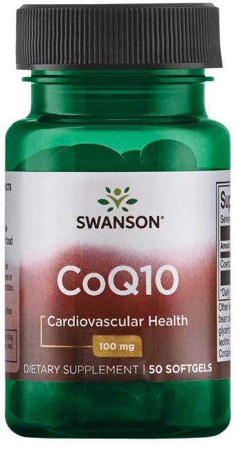 Complément alimentaire CoQ10 Swanson, santé cardiovasculaire.