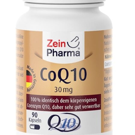 Pot de complément alimentaire CoQ10 Zein Pharma.