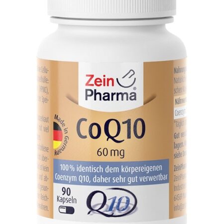 Flacon de compléments CoQ10 Zein Pharma.