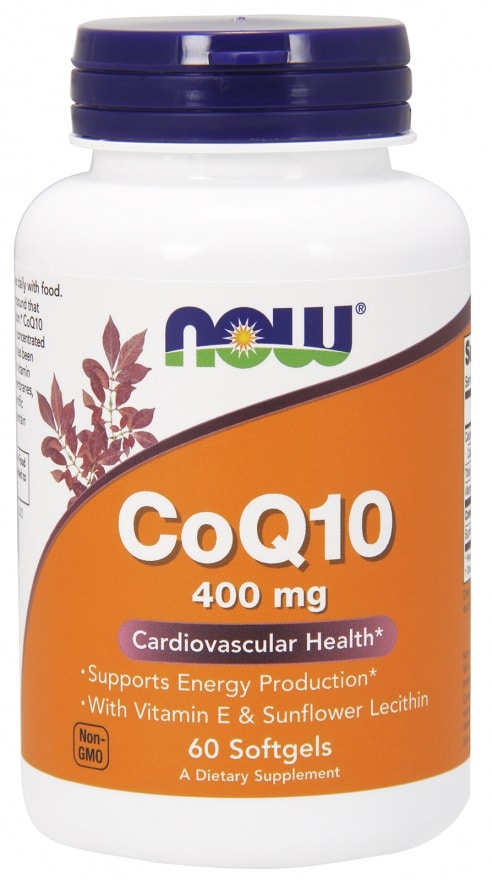 Complément alimentaire CoQ10 400 mg pour la santé cardiaque.