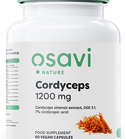 Pot de complément Cordyceps vegan 1200 mg
