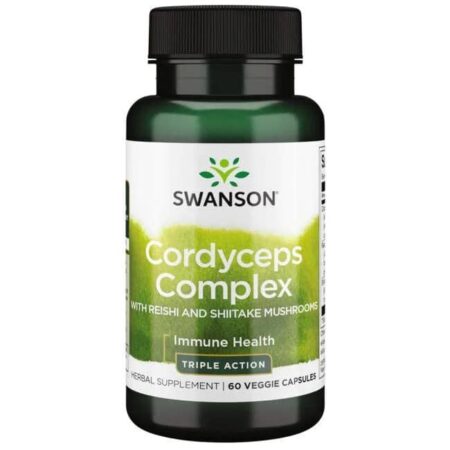 Flacon Swanson Cordyceps Complex, complément immunitaire.