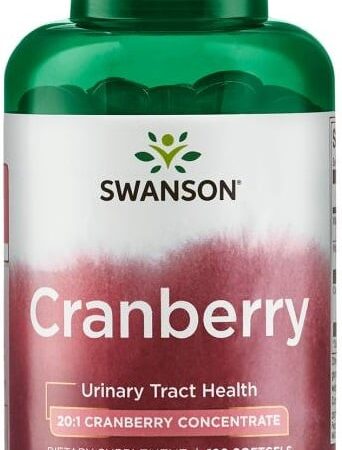 Flacon compléments alimentaires Cranberry santé urinaire