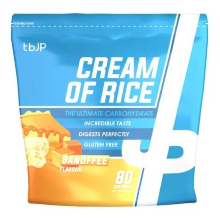 Paquet de crème de riz, sans gluten, goût banoffee