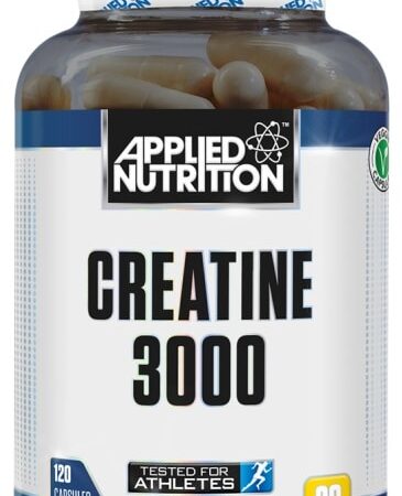 Pot de créatine 3000 Applied Nutrition.
