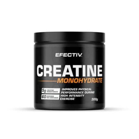 Pot de créatine monohydrate, complément sportif, 300g.