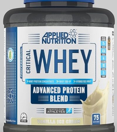 Protéines whey vanille pour athlètes, Applied Nutrition.