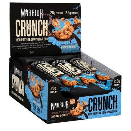 Crunch Bar, Chocolate Chip Cookie Dough - 12 bars
