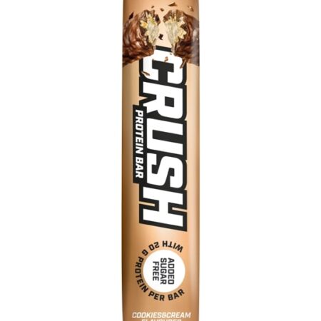 Barre protéinée Crush saveur cookies crème.