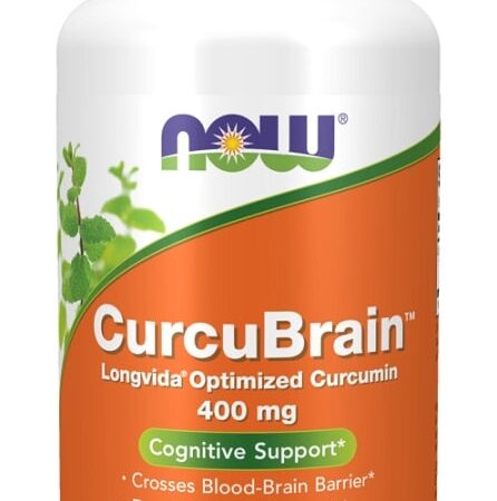 Bouteille de CurcuBrain Now avec curcumine optimisée.