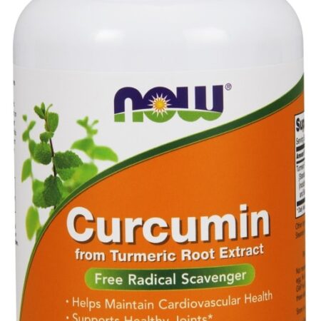 Bouteille de complément alimentaire Curcuma, 120 capsules.
