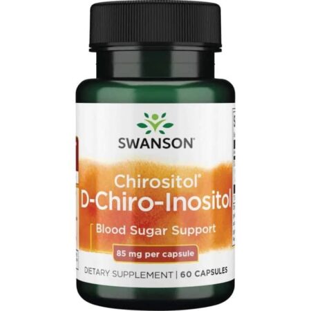 Complément alimentaire Swanson D-Chiro-Inositol, soutien glycémique.