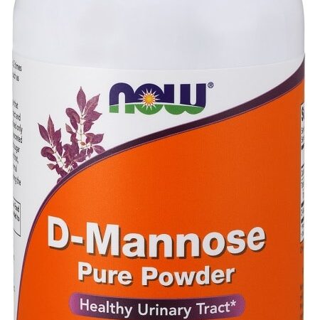 Pot de D-Mannose en poudre, complément alimentaire.