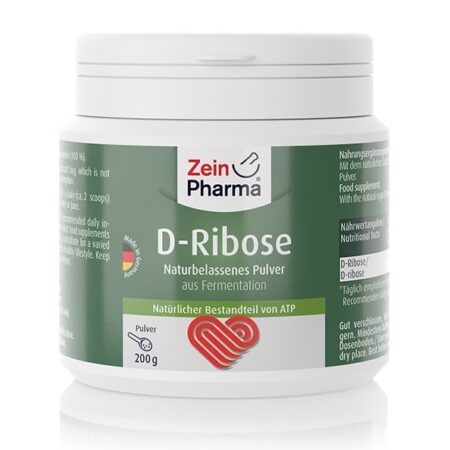 Pot de D-Ribose en poudre Zein Pharma 200g.