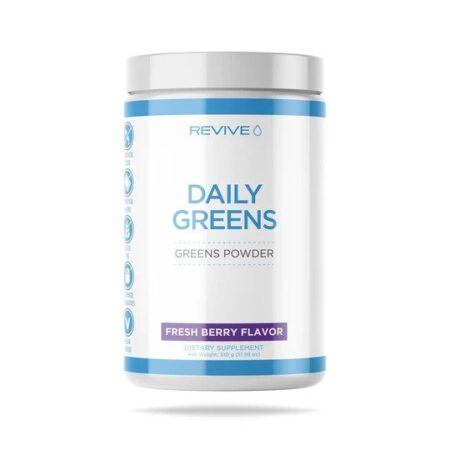 Pot de complément alimentaire Daily Greens saveur baies.