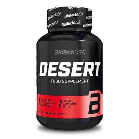Pot de complément alimentaire Desert BiotechUSA.