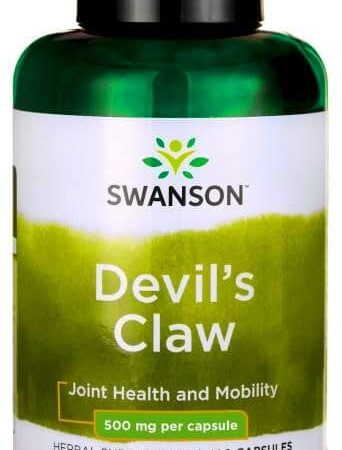 Flacon Swanson Harpagophytum, complément articulations, 100 gélules