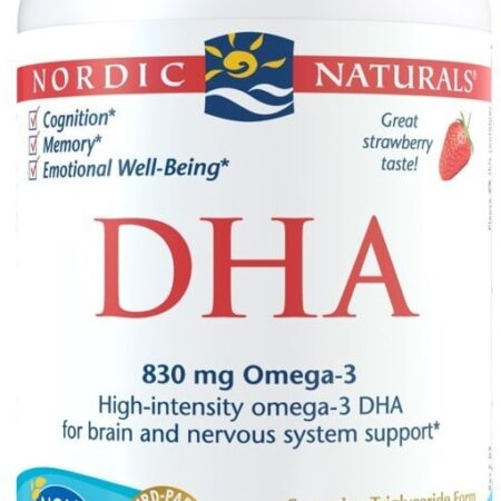 Complément DHA Omega-3 830 mg, bien-être cérébral.