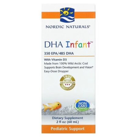 Complément DHA pour nourrisson avec vitamine D3.