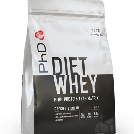 Sachet de protéine Diet Whey saveur cookies.