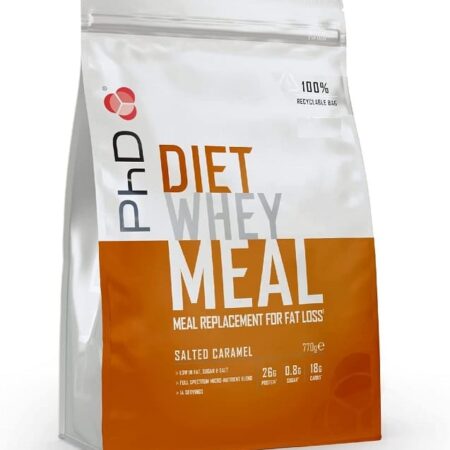 Substitut de repas protéiné, caramel salé.