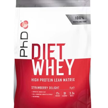 Diet Whey, Strawberry Delight - 1000 grams
