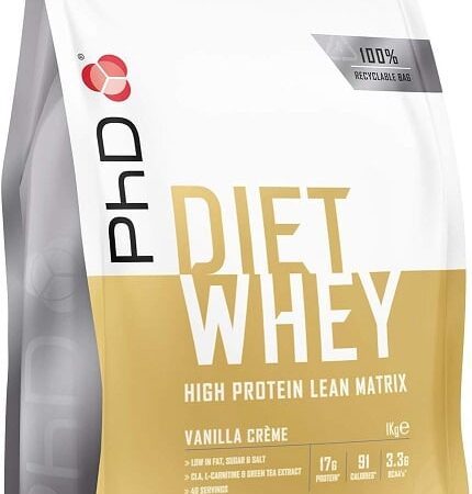 Diet Whey, Vanilla Cream - 1000 grams