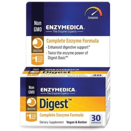 Boîtes de compléments enzymatiques Enzymedica Digest.