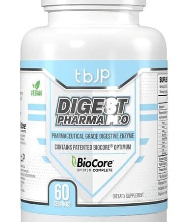 Complément digestif DigestPharmaPro, 60 portions, vegan.