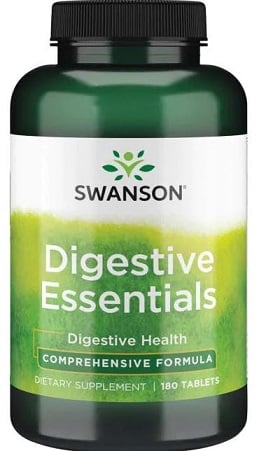 Complément alimentaire Swanson pour la digestion, 180 comprimés.