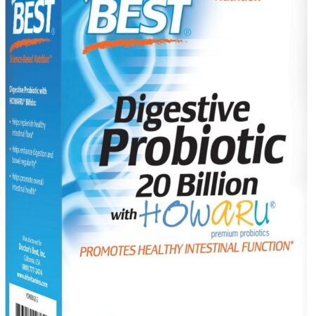 Probiotique Digestif 20 Milliards, 30 Capsules Végétales