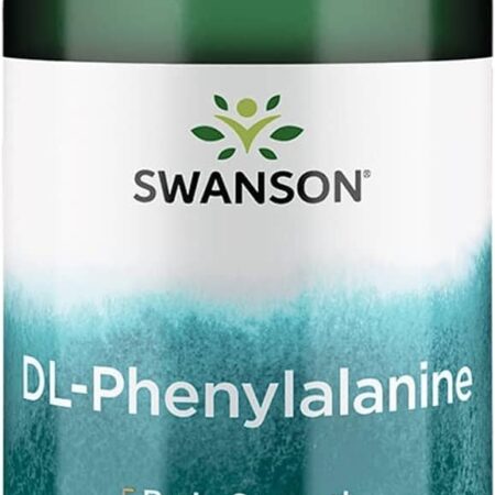 Flacon complément DL-Phénylalanine, soutien cérébral, 100 capsules.